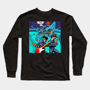 Tachyon Duo Band- AI Art Long Sleeve T-Shirt